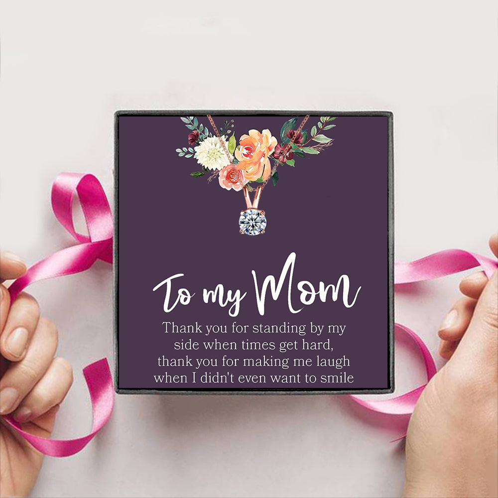To My Mom Gift Box + Necklace (5 Options to choose from)