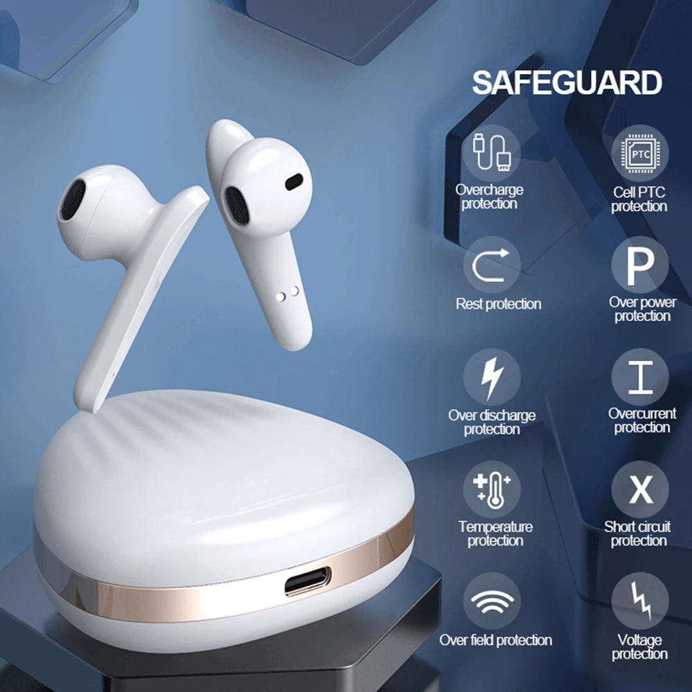 Bluetooth Earphone in Ear Earbuds HIFI Sound TWS