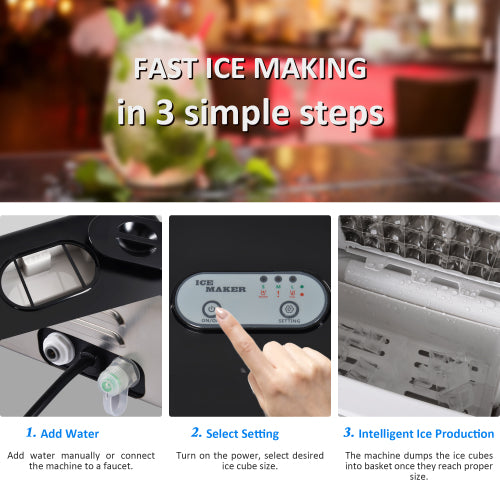 Portable Countertop Ice Maker Machine