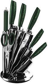 8-Piece Knife Set w/ Acrylic Stand Emerald Collection