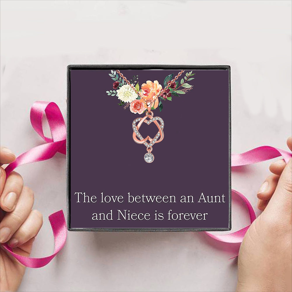 The Loe Between an Aunt and Niece is Foreer Gift Box + Necklace (5 Options to choose from)