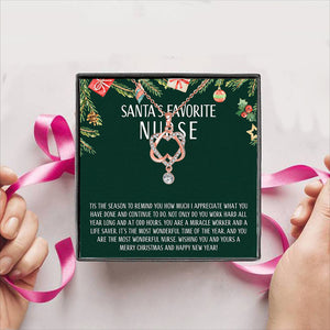 Santas Faorite Nurse Gift Box + Necklace (5 Options to choose from)