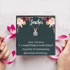 Teacher Gift Box + Necklace (5 Options to choose from)