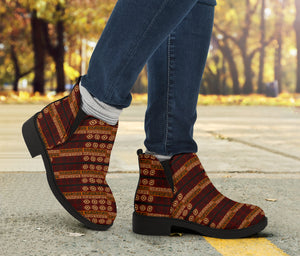 African Tribal Pattern Fashion Boots