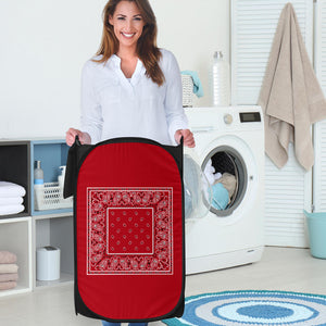 Classic Red Bandana Laundry Basket