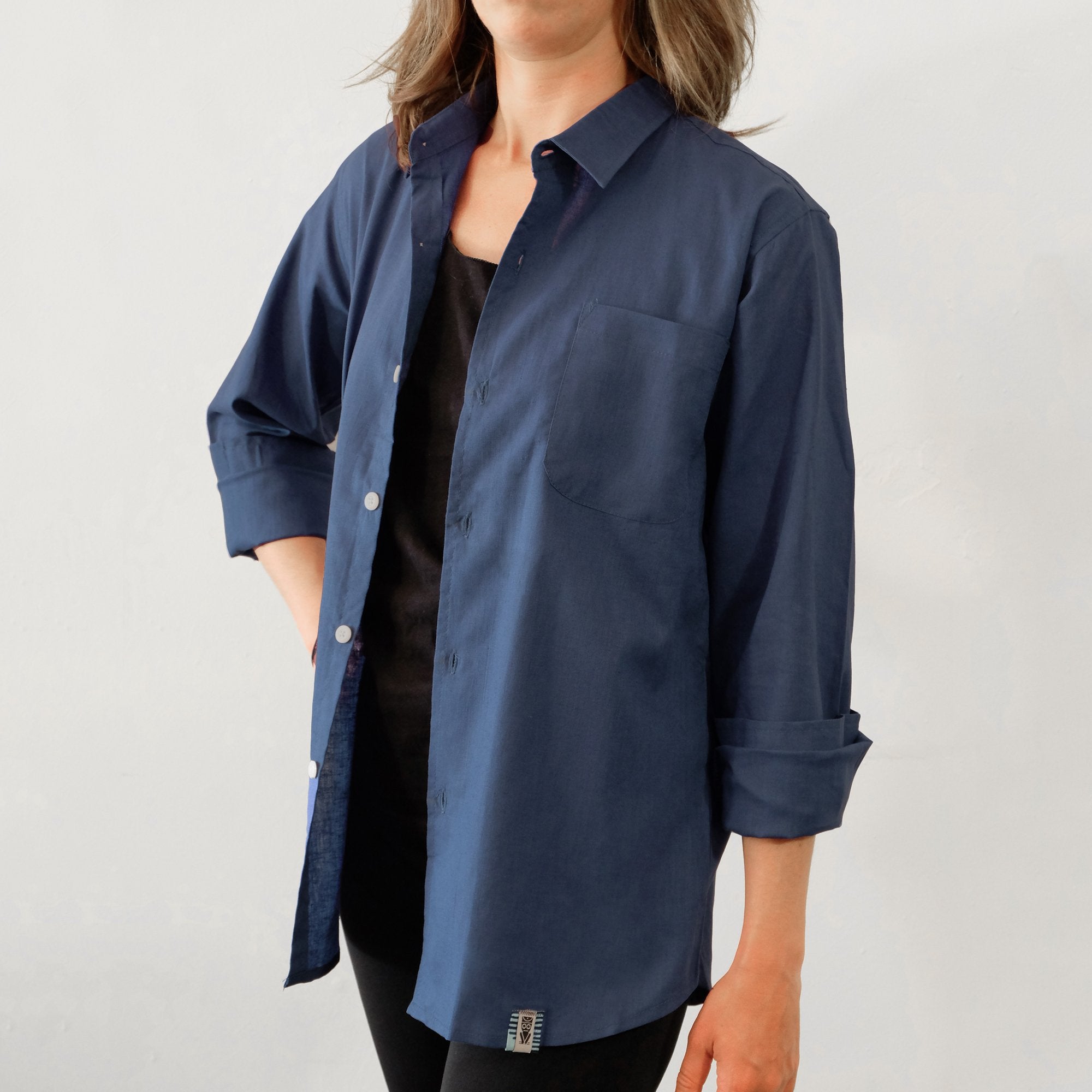 Aegean Blue Long Sleeve Shirt