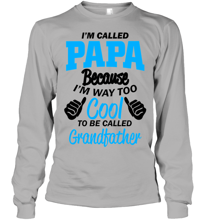 TEES - I'M CALLED PAPA BECAUSE I'M WAY TOO COOL TO BE CALLED GRANDFATHER