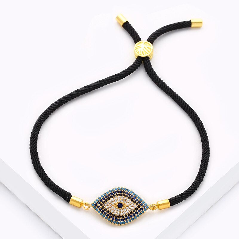 Turkish Evil Eye Design Gold Bracelets for Women