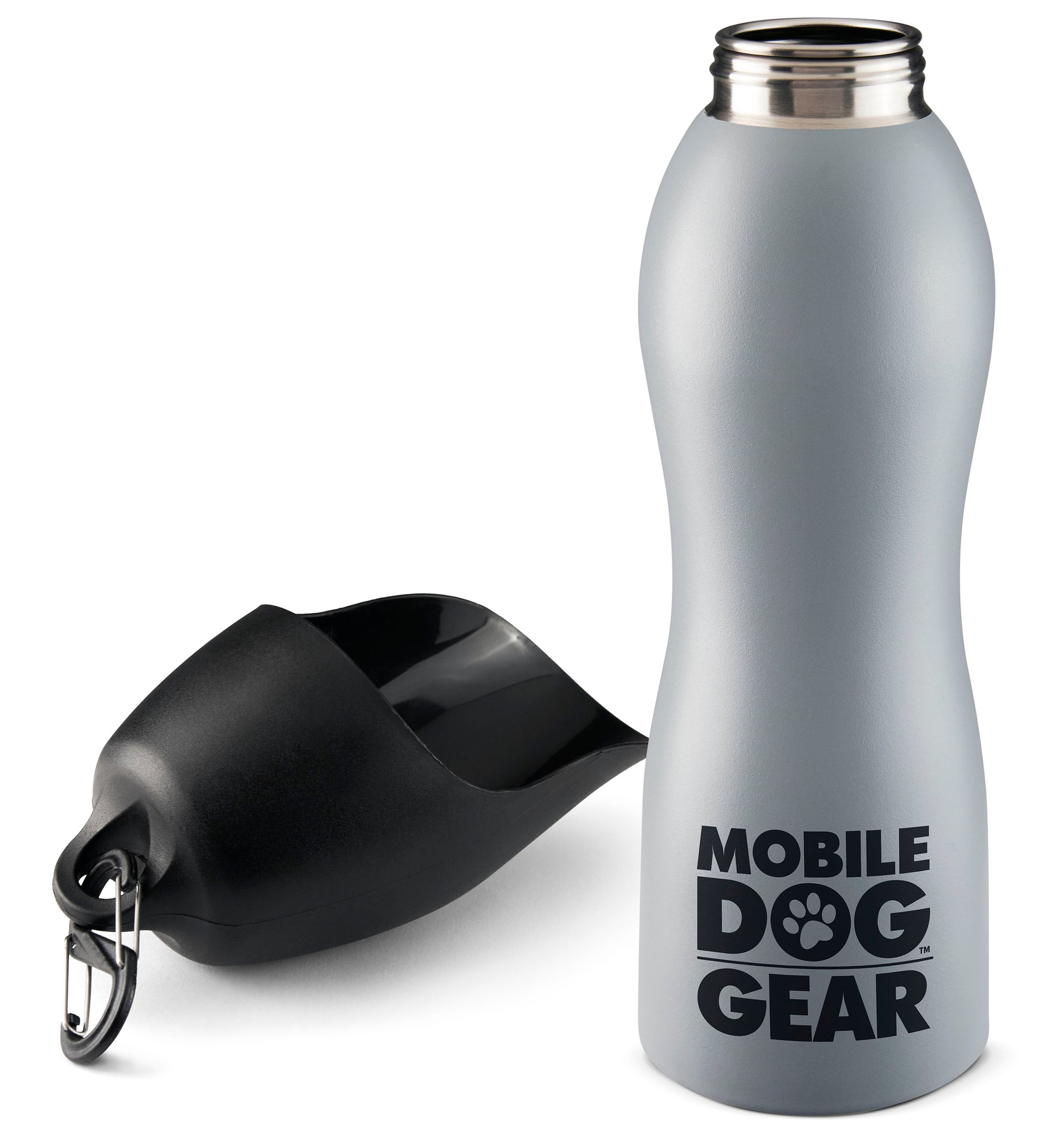 Bundle: MDG 25 Oz Water Bottle (Black) and MDG 25 Oz Water Bottle (Gray)