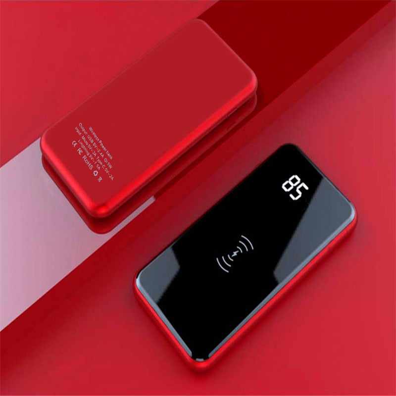 New 30000mAh QI Wireless Charger Power Bank