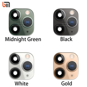 Applicable iPhone Apple X XS MAX Seconds Change for iPhone11 PRO MAX Lens Sticker Modified Camera Cover Titanium Alloy Case