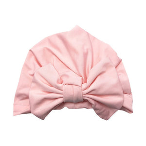 Cotton Stretchy Turban Headband Baby, Bowknot Print  Infant Head Wrap