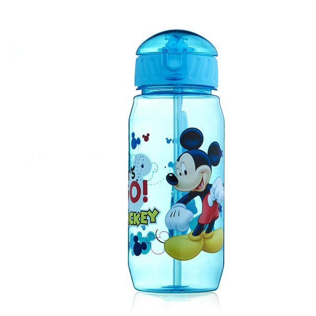 Mickey Minnie  Mouse water cups with straw
