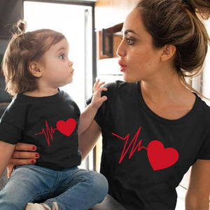 Matching Clothes "Mommy And Me" Tshirt Mother Daughter/Son Outfits