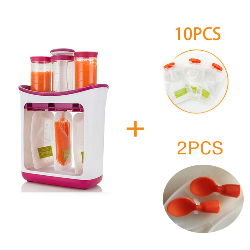 Baby Squeeze Food Station for Newborn... Fresh Fruit Container