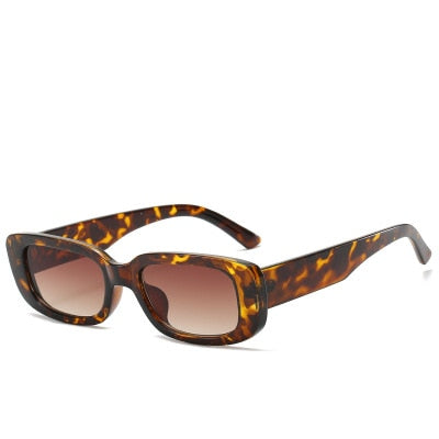 2021 Black Sunglasses Men/Women Brand Designer Retro Sun Glasses Rectangle Eyeglasses Female Eyewears Lentes De Sol Mujer