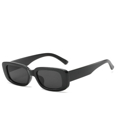 2021 Black Sunglasses Men/Women Brand Designer Retro Sun Glasses Rectangle Eyeglasses Female Eyewears Lentes De Sol Mujer