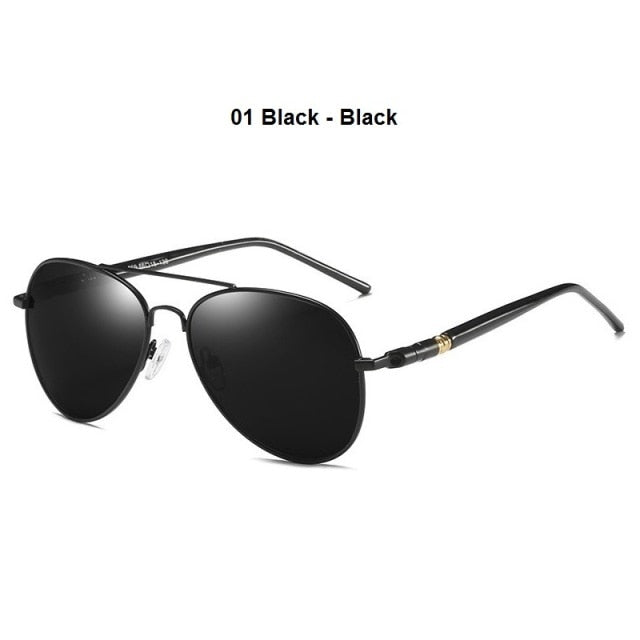 Men's Polarized Sunglasses Men Women Driving Pilot Vintage Sun Glasses Brand Designer Male Black Sunglasses For Man Women UV400
