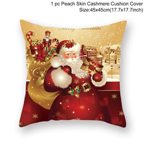 Santa pillowcase Happy New Year 2022 Xmas Gifts 2021 Christmas Decor For Home Merry Christmas Ornament Navidad Natal Xmas Gifts