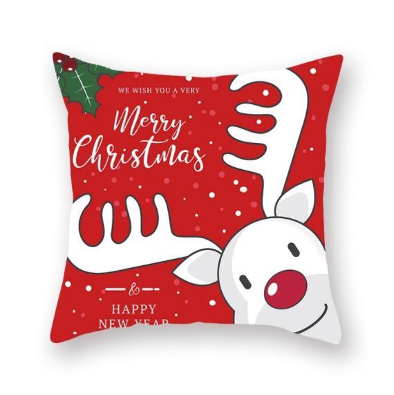 Santa pillowcase Happy New Year 2022 Xmas Gifts 2021 Christmas Decor For Home Merry Christmas Ornament Navidad Natal Xmas Gifts