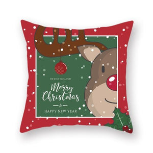 Santa pillowcase Happy New Year 2022 Xmas Gifts 2021 Christmas Decor For Home Merry Christmas Ornament Navidad Natal Xmas Gifts