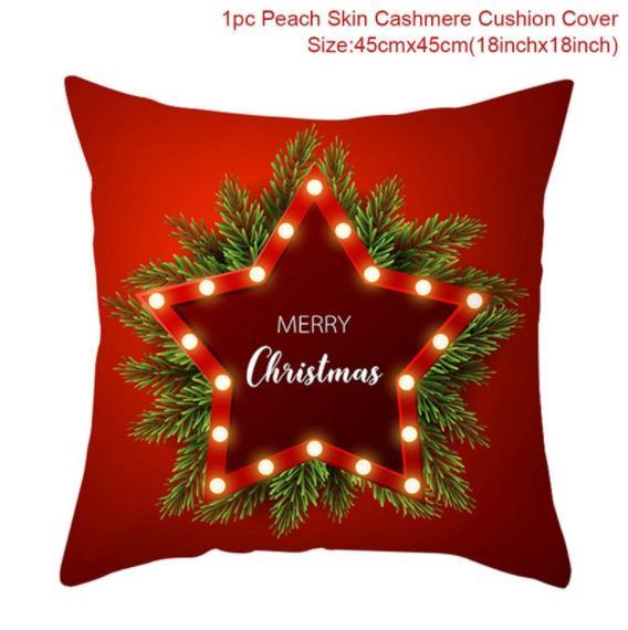 Santa pillowcase Happy New Year 2022 Xmas Gifts 2021 Christmas Decor For Home Merry Christmas Ornament Navidad Natal Xmas Gifts