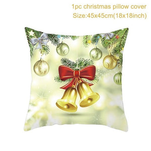 Santa pillowcase Happy New Year 2022 Xmas Gifts 2021 Christmas Decor For Home Merry Christmas Ornament Navidad Natal Xmas Gifts