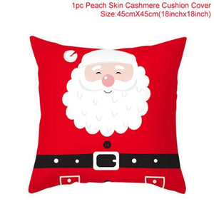 Santa pillowcase Happy New Year 2022 Xmas Gifts 2021 Christmas Decor For Home Merry Christmas Ornament Navidad Natal Xmas Gifts