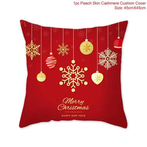 Santa pillowcase Happy New Year 2022 Xmas Gifts 2021 Christmas Decor For Home Merry Christmas Ornament Navidad Natal Xmas Gifts