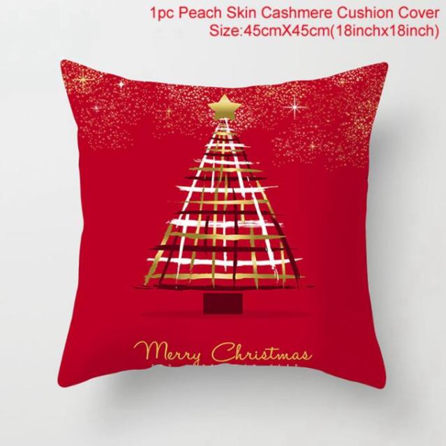 Santa pillowcase Happy New Year 2022 Xmas Gifts 2021 Christmas Decor For Home Merry Christmas Ornament Navidad Natal Xmas Gifts