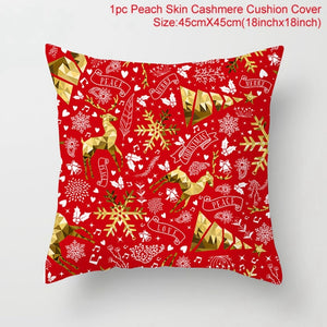 Santa pillowcase Happy New Year 2022 Xmas Gifts 2021 Christmas Decor For Home Merry Christmas Ornament Navidad Natal Xmas Gifts