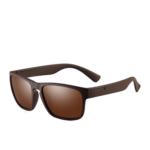 POLARKING Brand Polarized Sunglasses For Men Plastic Oculos de sol Men's Fashion Square Driving Eyewear Travel Sun Glasses