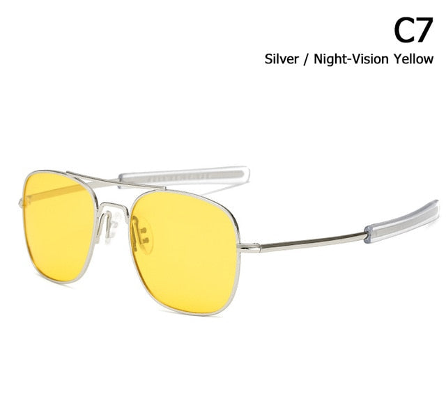 JackJad New Fashion Polarized AO Army Military Style Aviation Sunglasses Men Driving Brand Design Sun Glasses Oculos De Sol A285