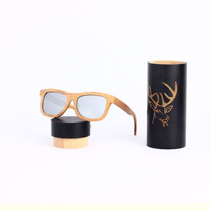 Angcen Ladies Sunglasses Women Polarized Retro Vintage Sun glasses Men wood bamboo sunglasses brand designer square glasses