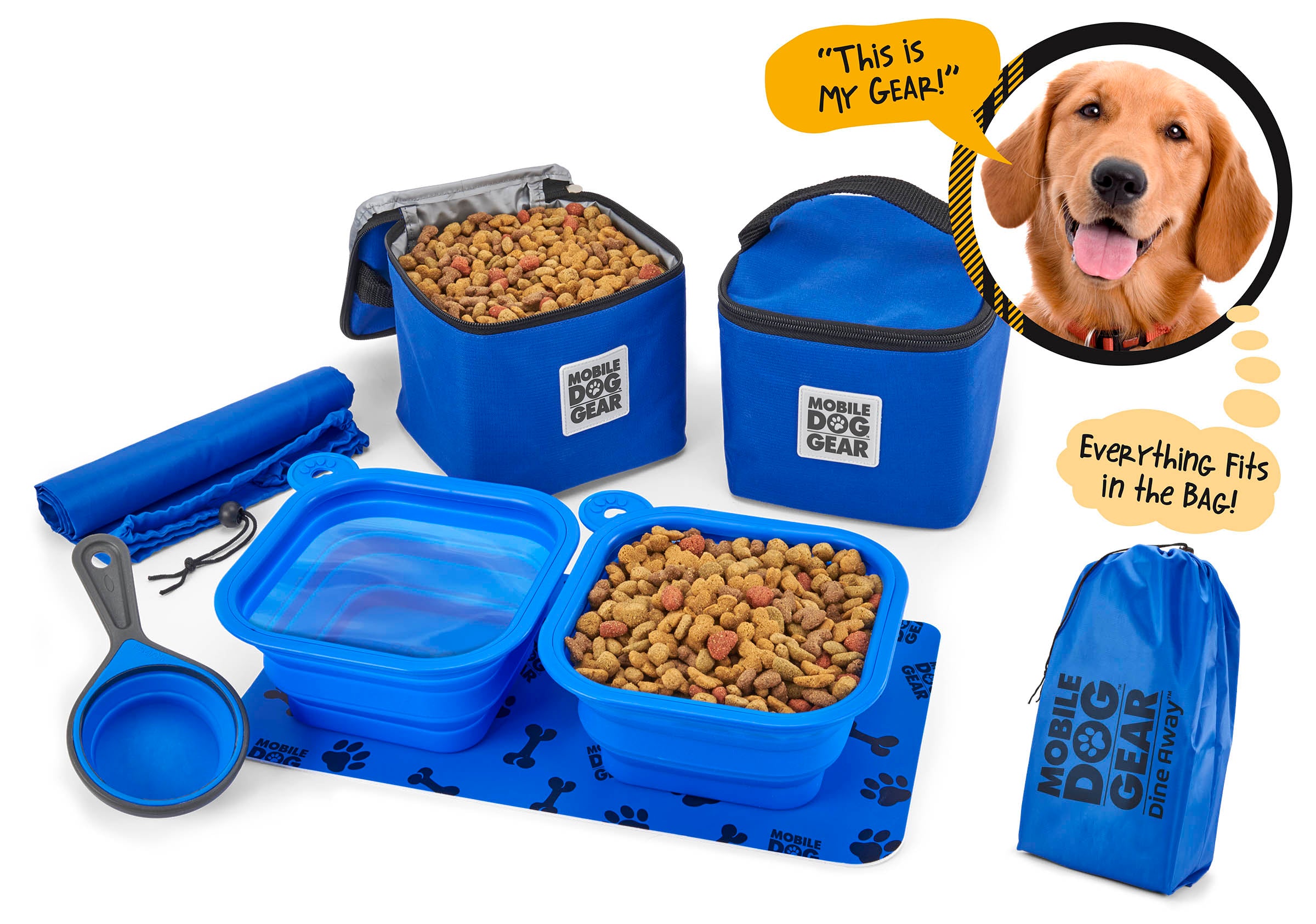 Dine Away Bag (Med/Lg Dogs) TM