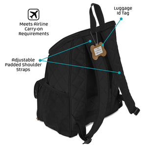Bundle: ODG Day/Night Walking Bag (Black) and ODG Weekender Backpack TM (Black)