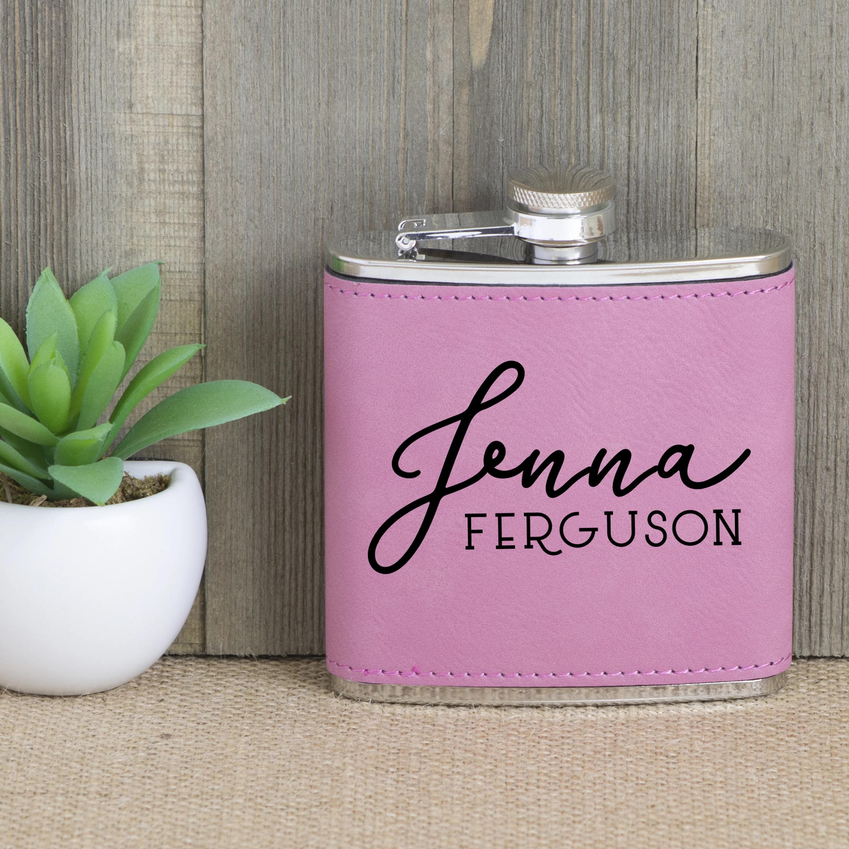 Cursive First and Last Name Flask