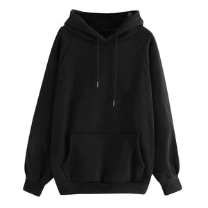 Casual Solid Hoodie and Pockets